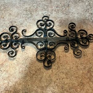 Elegant Black Wrought Iron Hooks!